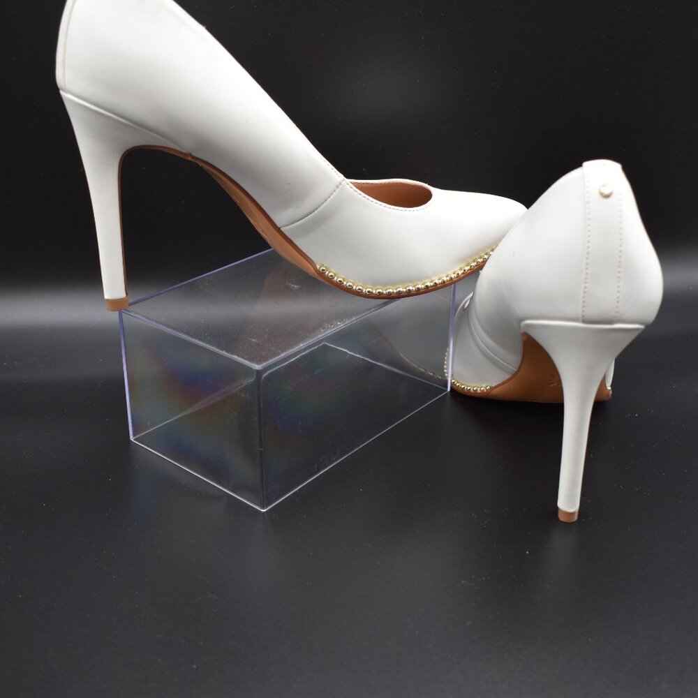 Share BCBGeneration Hawti Pointed-Toe Stiletto Heel with Gold-ball Chain Studs S - Picture 6 of 8